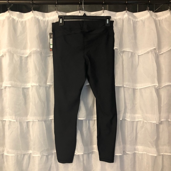 Under Armour Women UA HeatGear Capri Leggings Blk - Picture 3 of 4